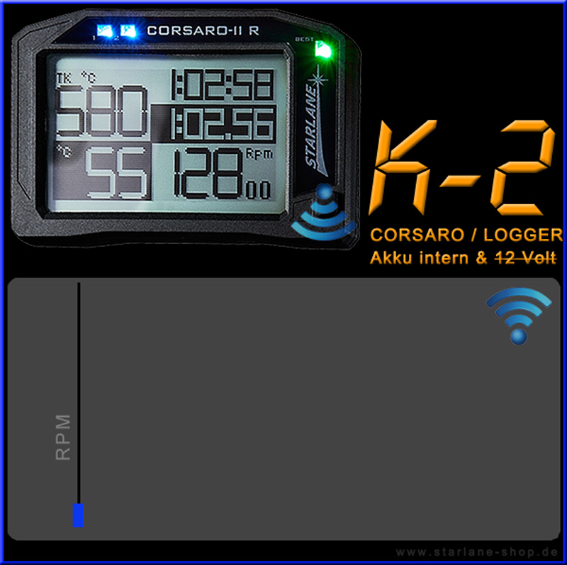 Günstiger, preiswerter Kart Laptimer für Rennkart
